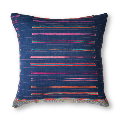 Hmong &amp; Hemp Throw Pillow Cover