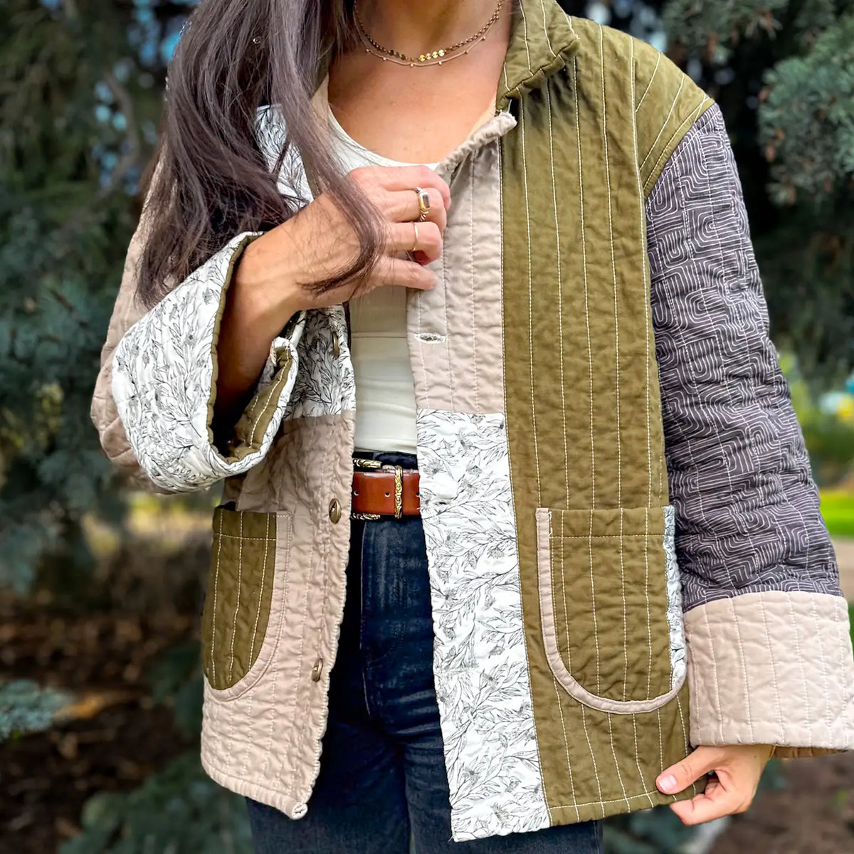 Quilted Chore Coat - Paper Pattern