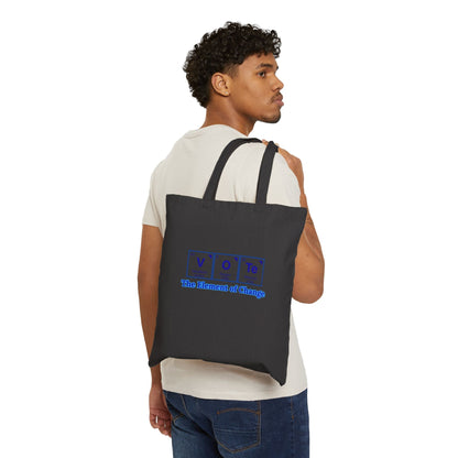 Vote Tote Bag — "The Element of Change" Cotton Canvas Grocery &amp; Activism Shopper