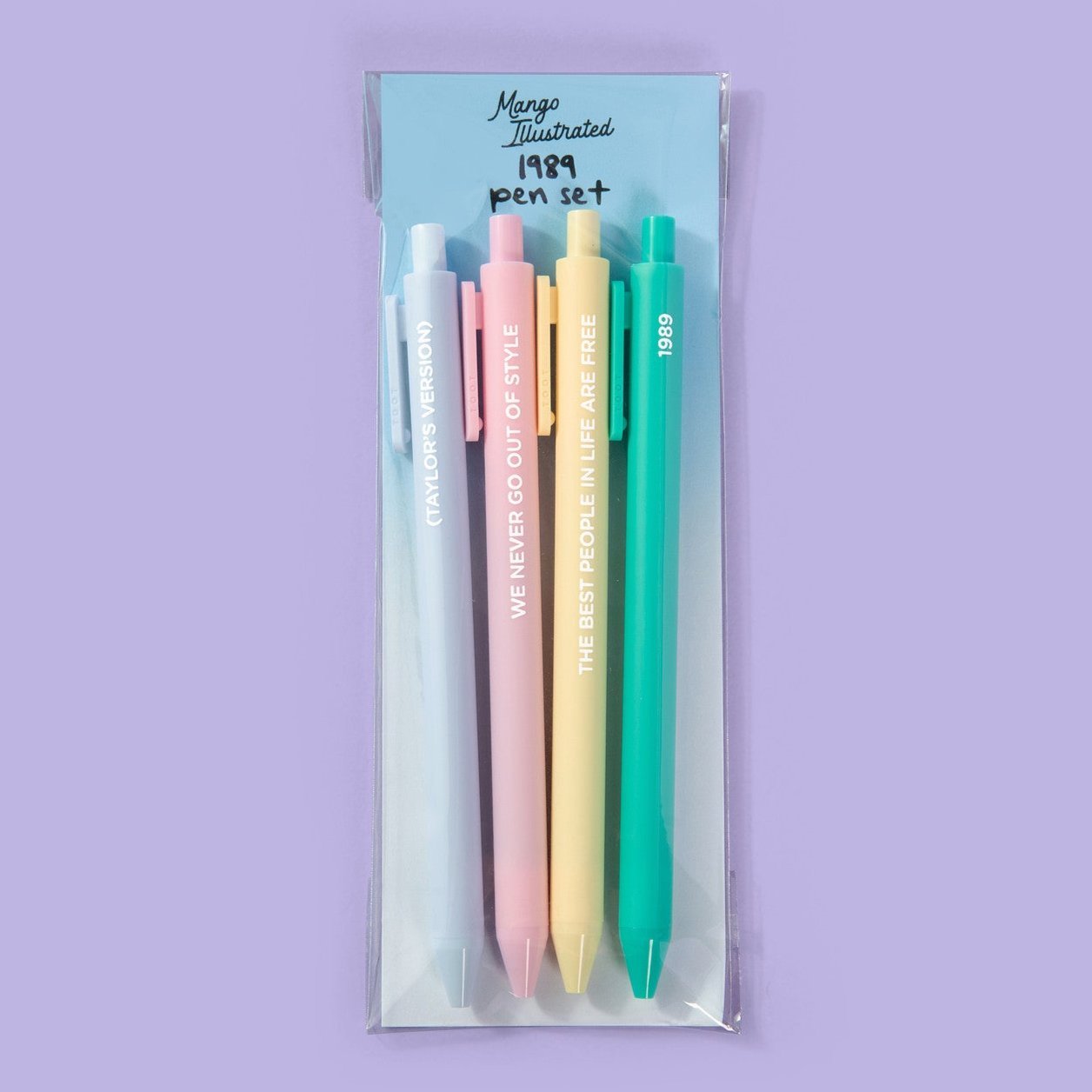 1989 gel pen set - MangoIllustrated - Pens