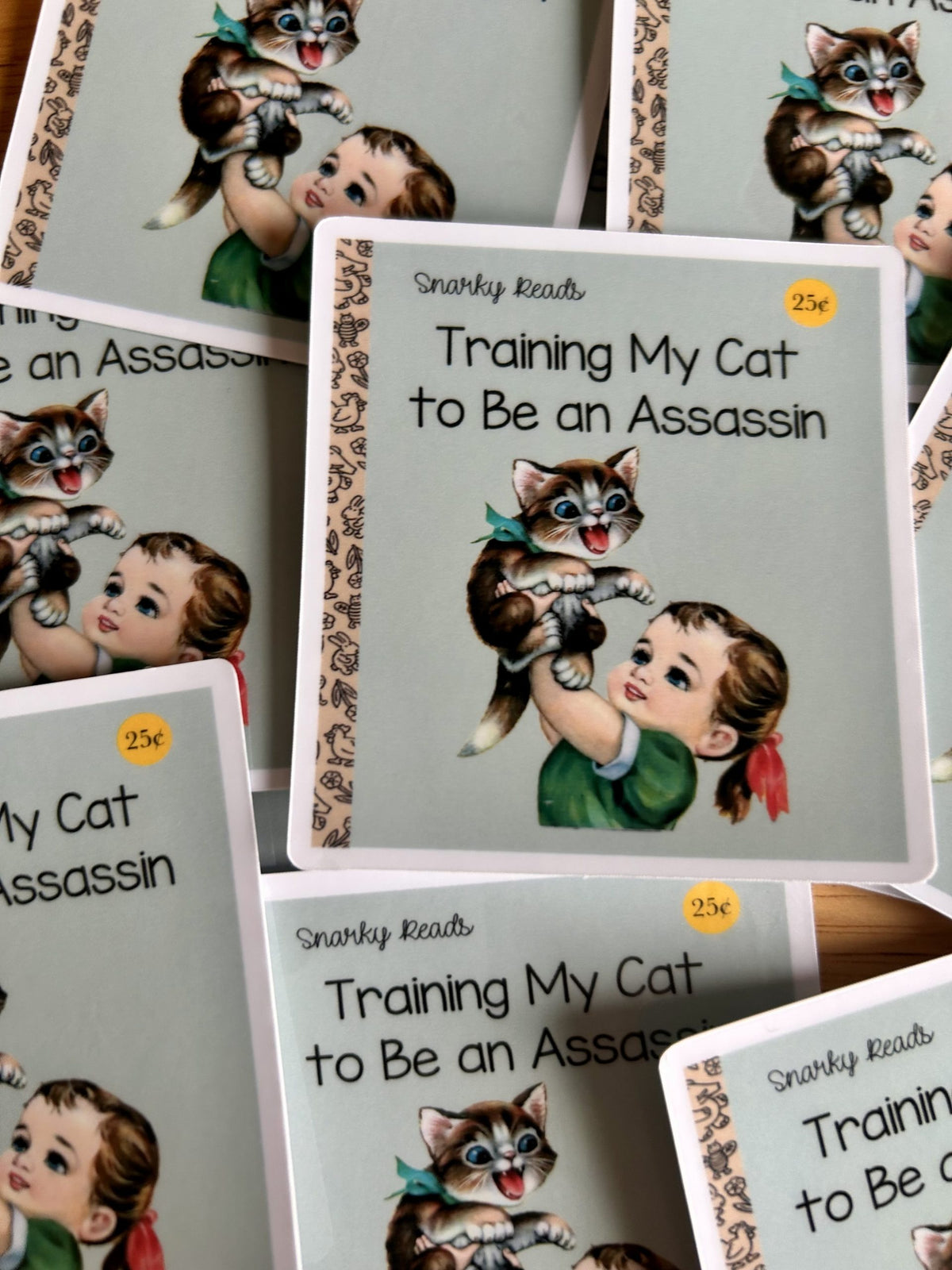 Snarky Reads "Training my Cat to be an Assassin"