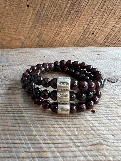 SariBlue® Garnet Bracelet