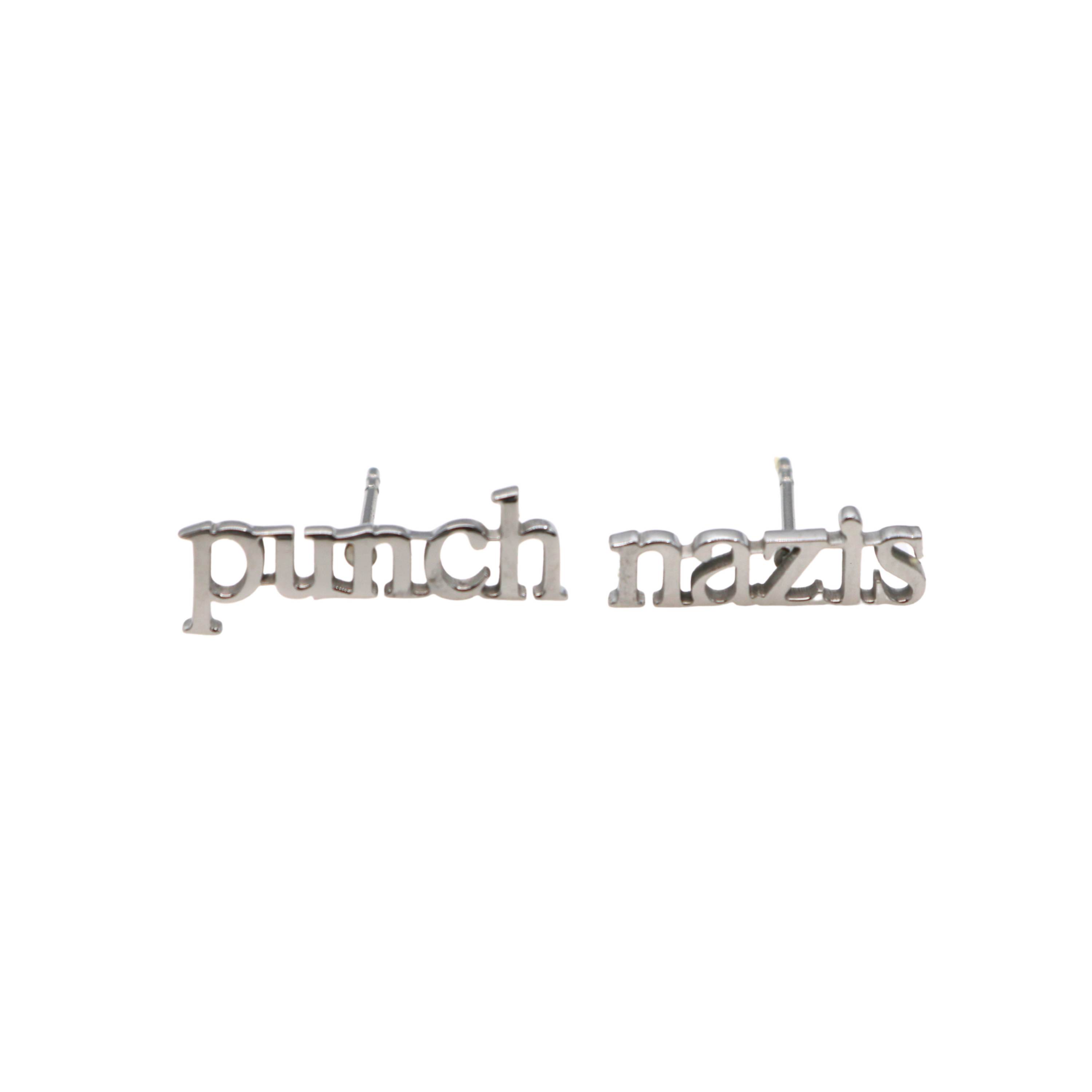 Punch Nazis Earring Set