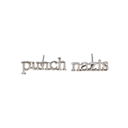 Punch Nazis Earring Set