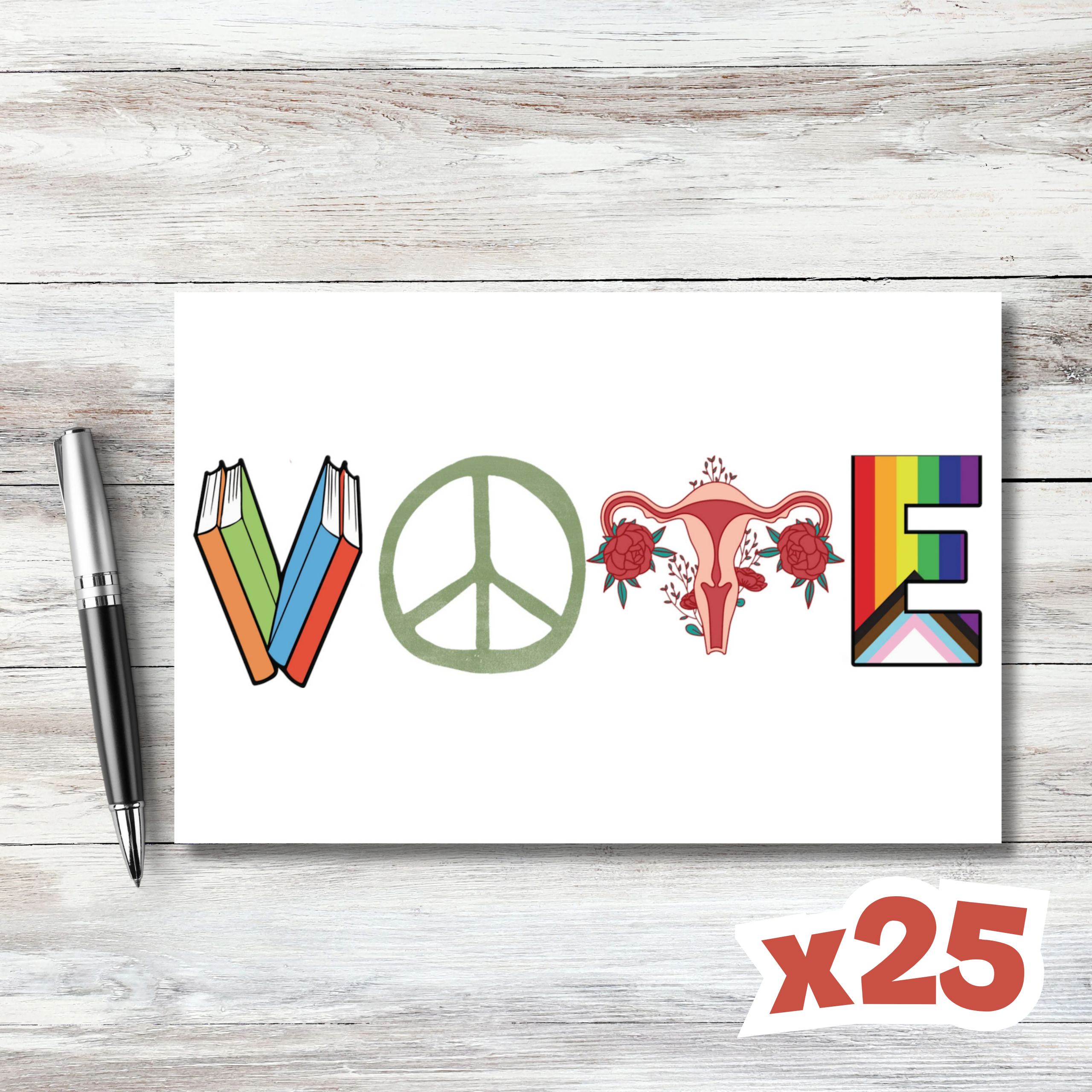 Postcards to Voters: Vote Political Postcard