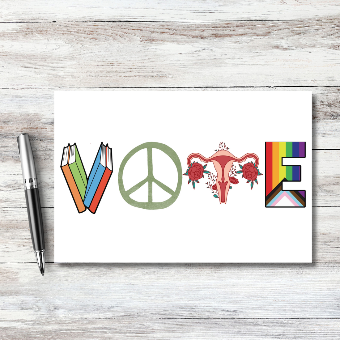 Postcards to Voters: Vote Political Postcard