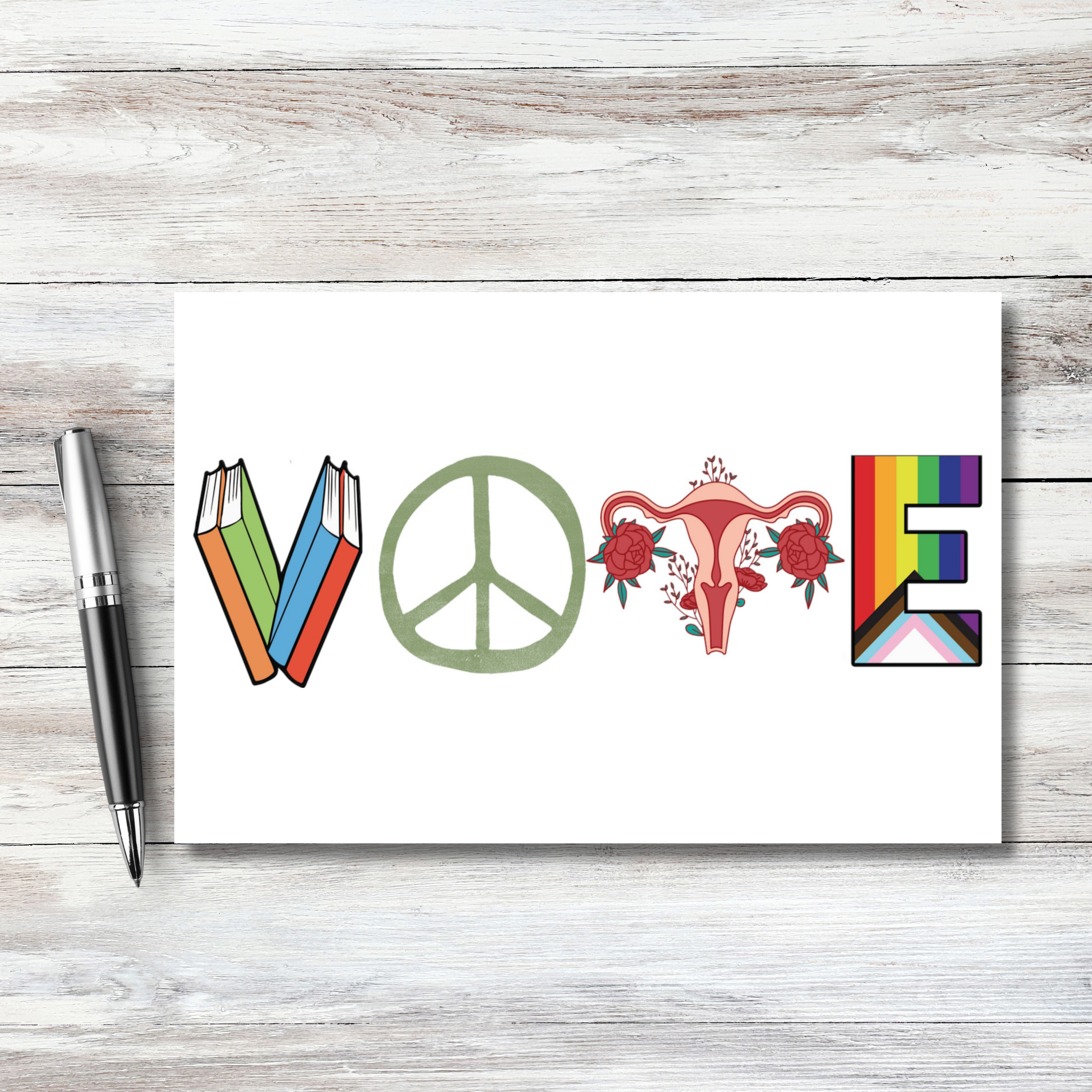 Postcards to Voters: Vote Political Postcard