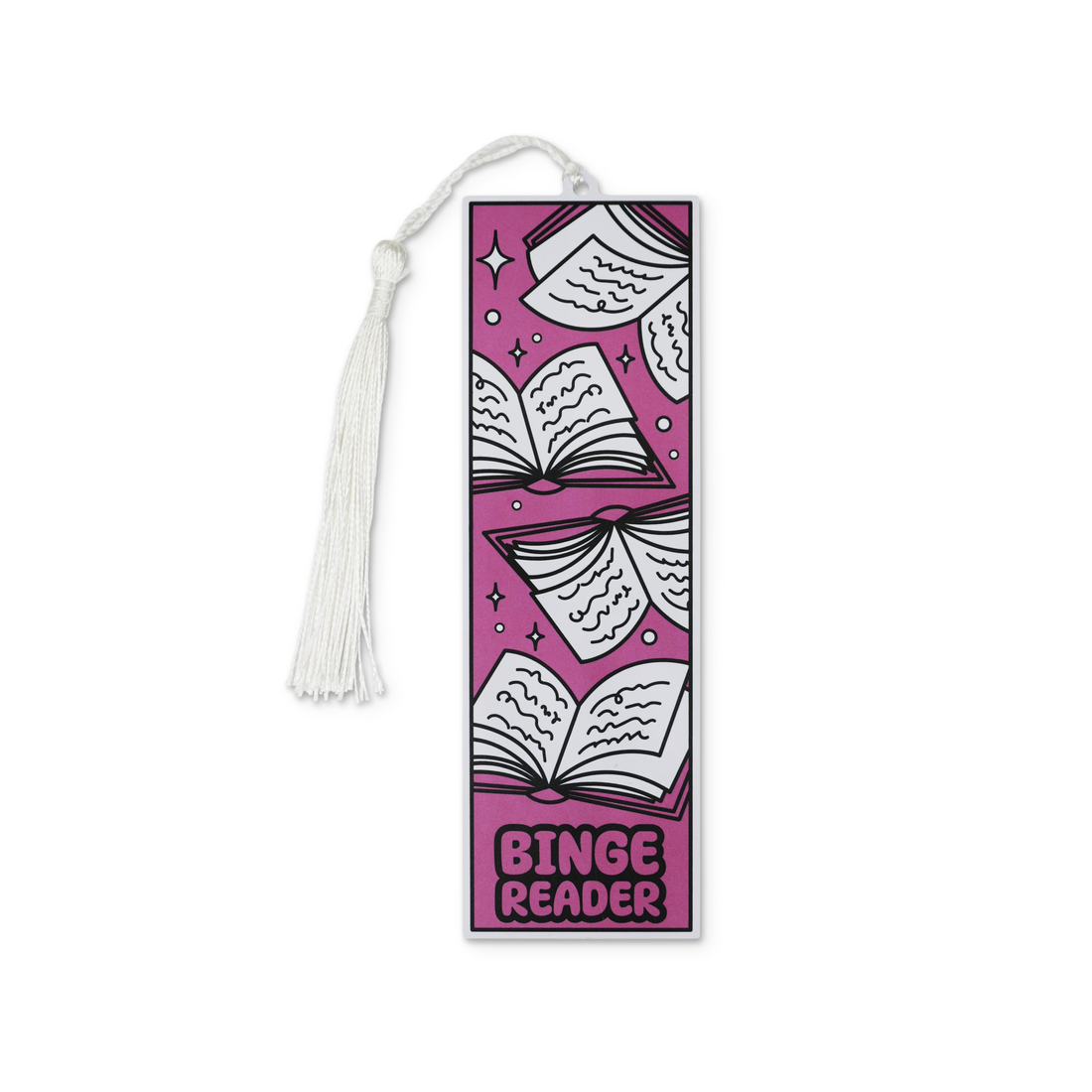 The Binge Reader Bookmark | Bookish Tassel Bookmark