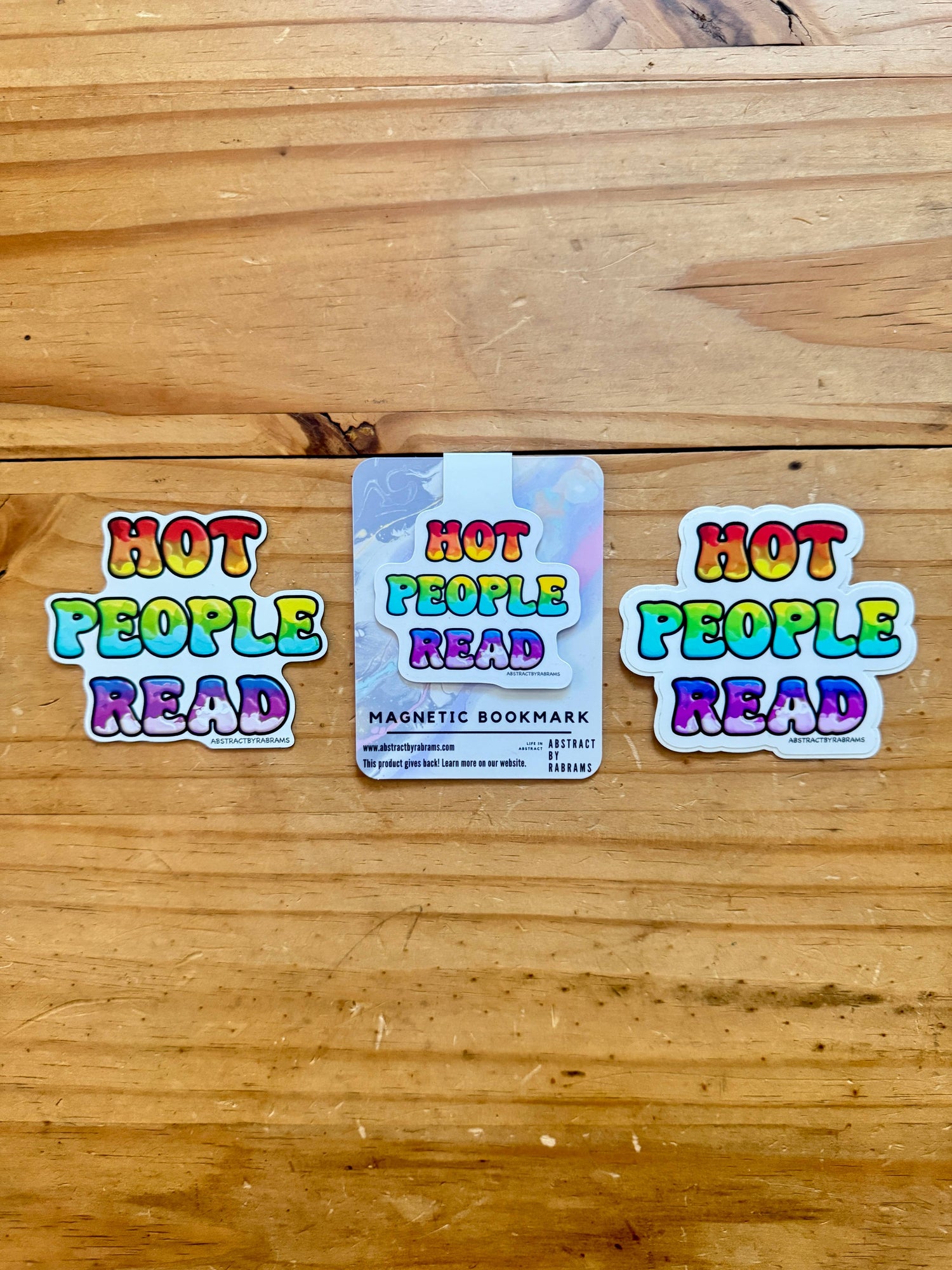 Hot People Read Sticker | Waterproof Vinyl Book Lover Sticker