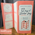 12 days of Sticker Joy Bookish Edition calendar by AddPeace Studio on a wooden surface.