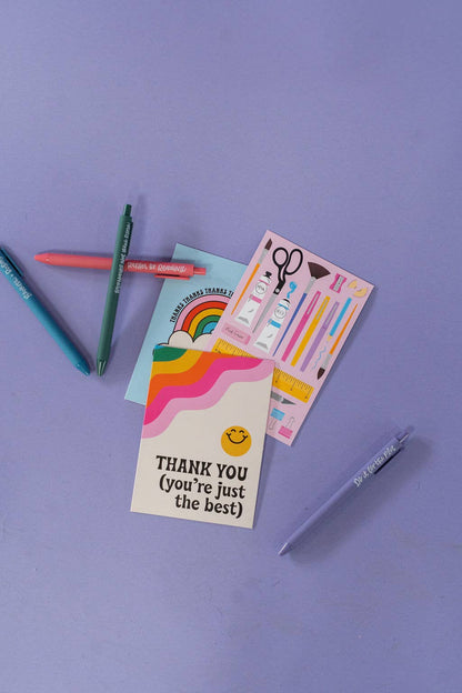 Bookish Babe Reading Jotter Gel Pens | Set of 4 Reader Pens