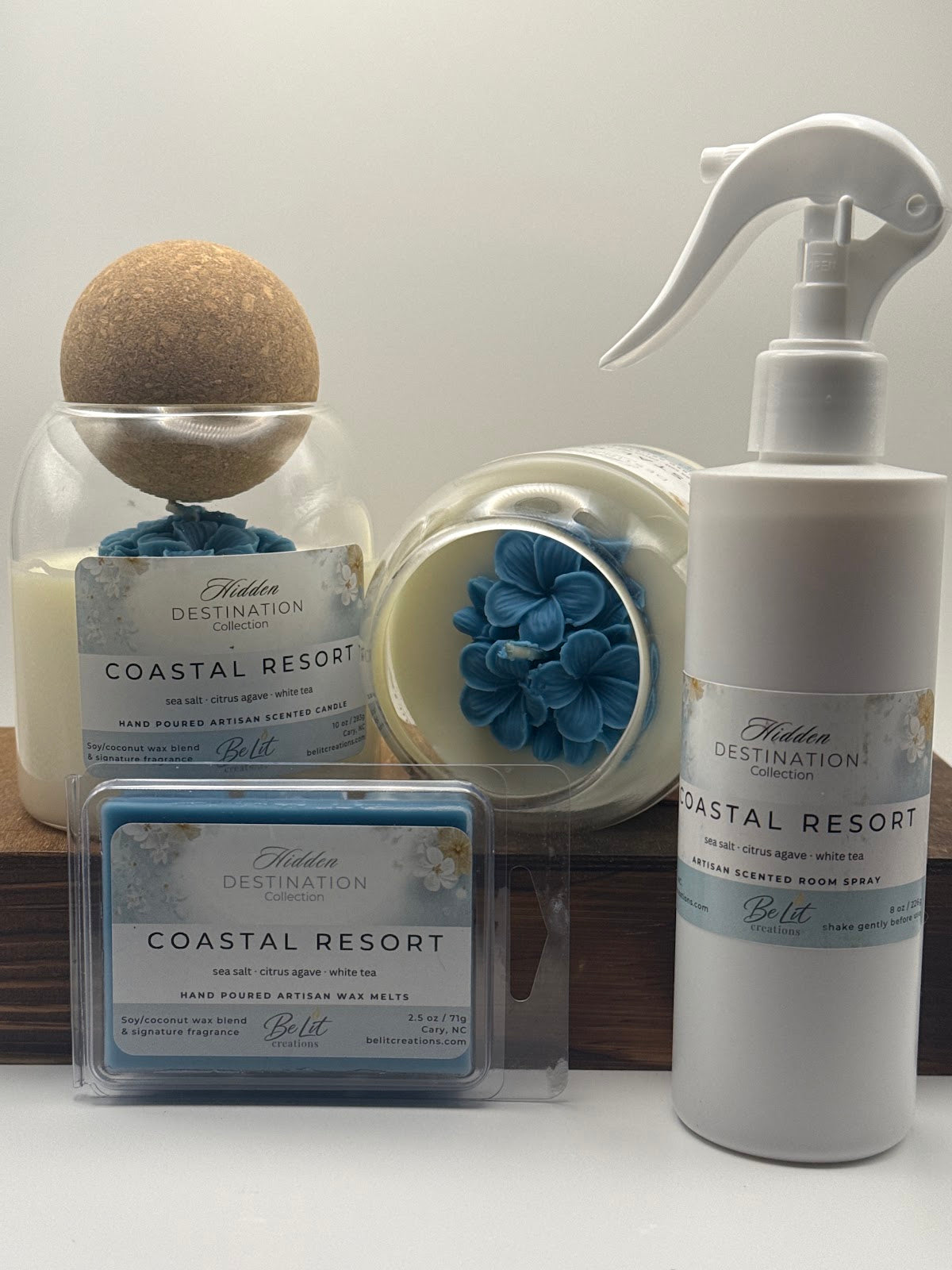 Coastal Resort Candle | Sea Salt + Citrus Agave | 10 oz
