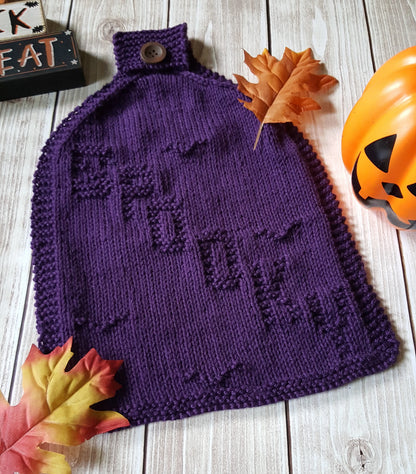 Halloween Dishcloth Pack - PDF Knit Patterns