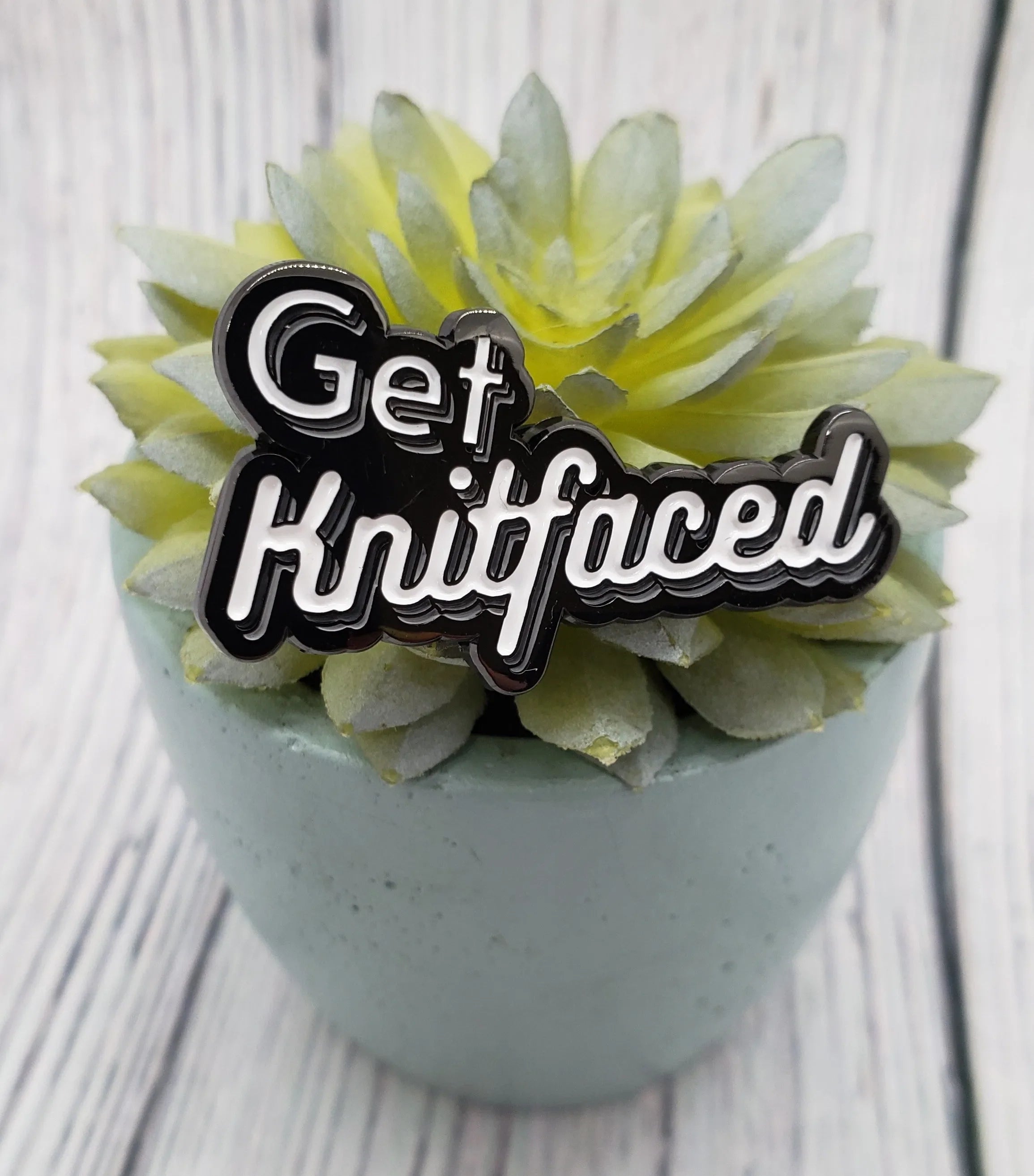 Get Knitfaced Enamel Pin