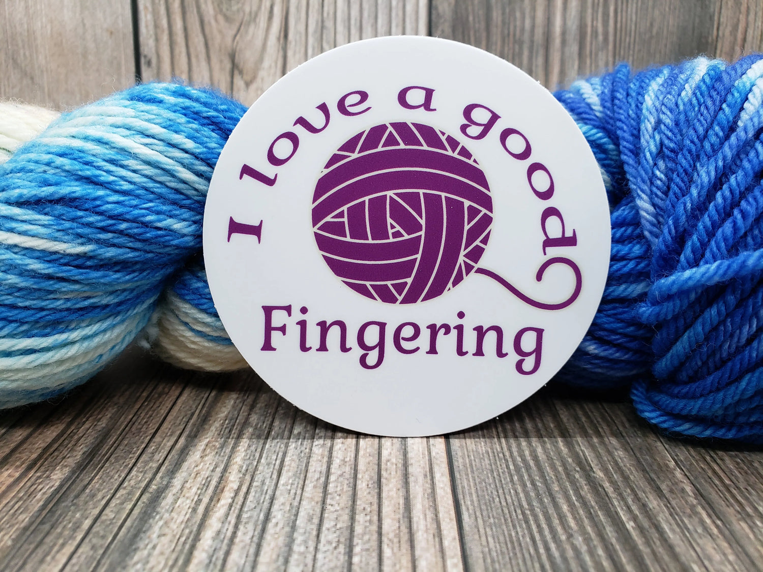 I Love A Good Fingering Vinyl Sticker