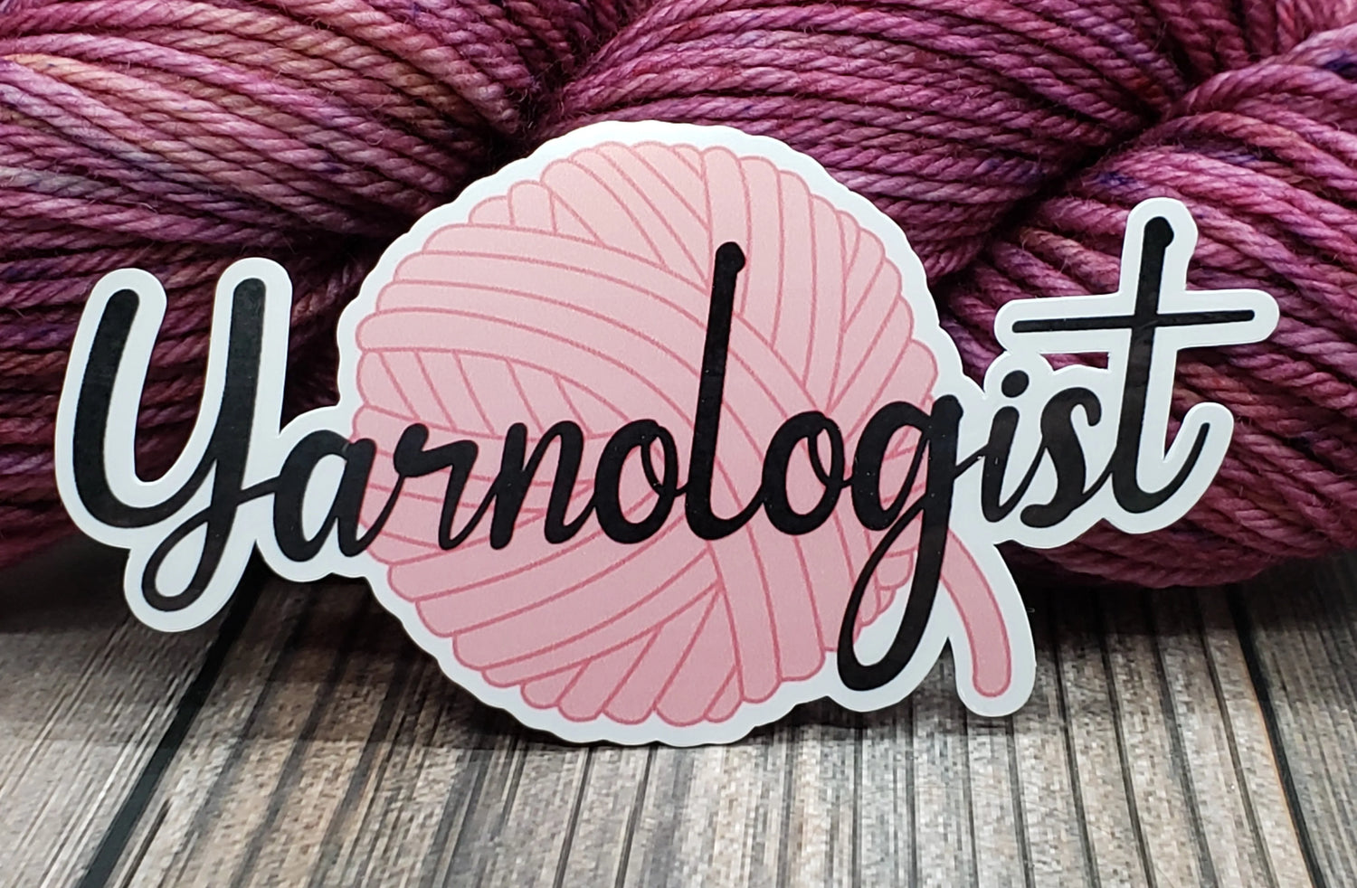 Yarnologist Vinyl Sticker
