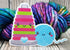 Cute Yarn Cone and Ball Vinyl Sticker