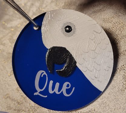 Custom Personalized Pet Portrait Hand-Painted Acrylic Ornament