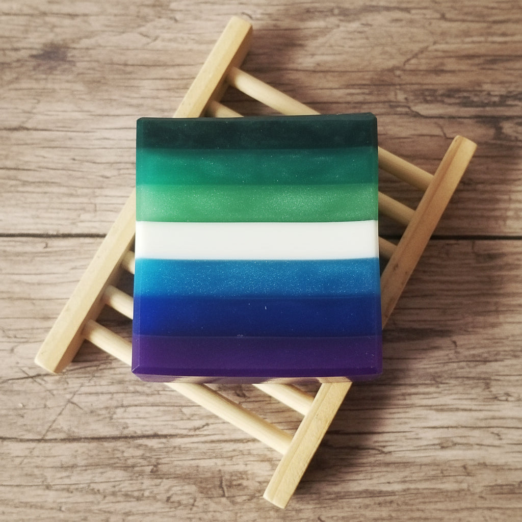 Gay Man Pride Handcrafted Soap | Mahogany Cedarwood