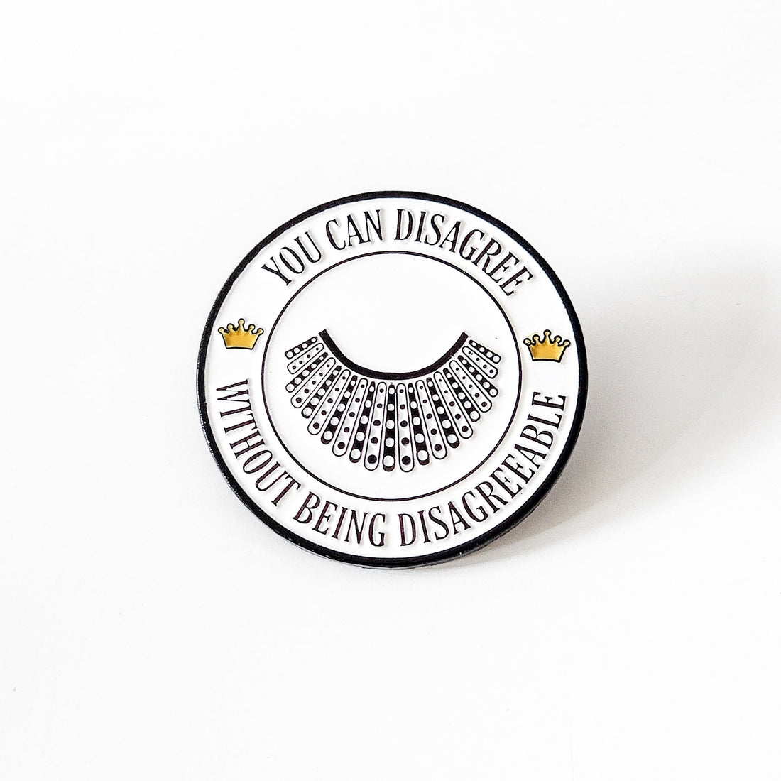 Notorious RBG enamel pin