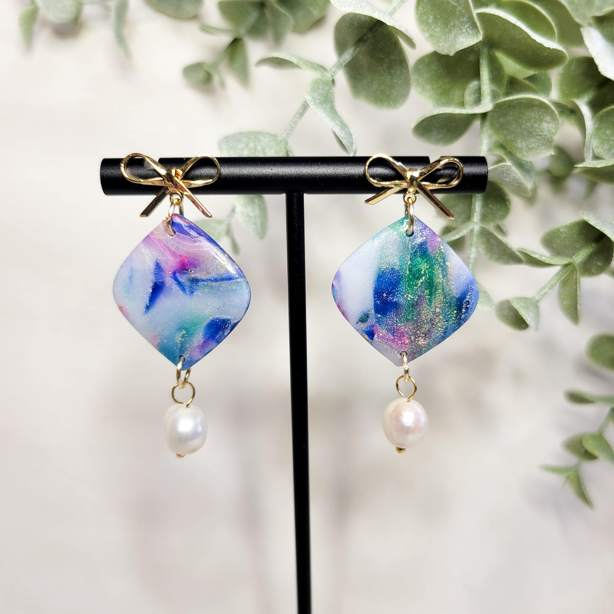 Jewel Tone Scraps pointed drop