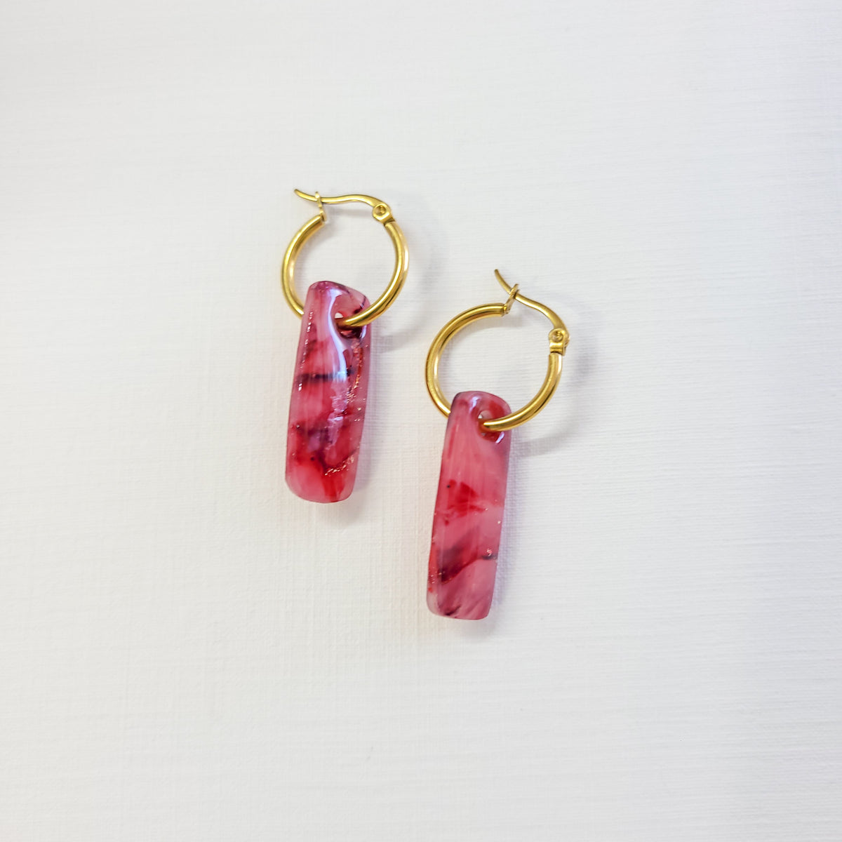 Crimson Agate Rectangle