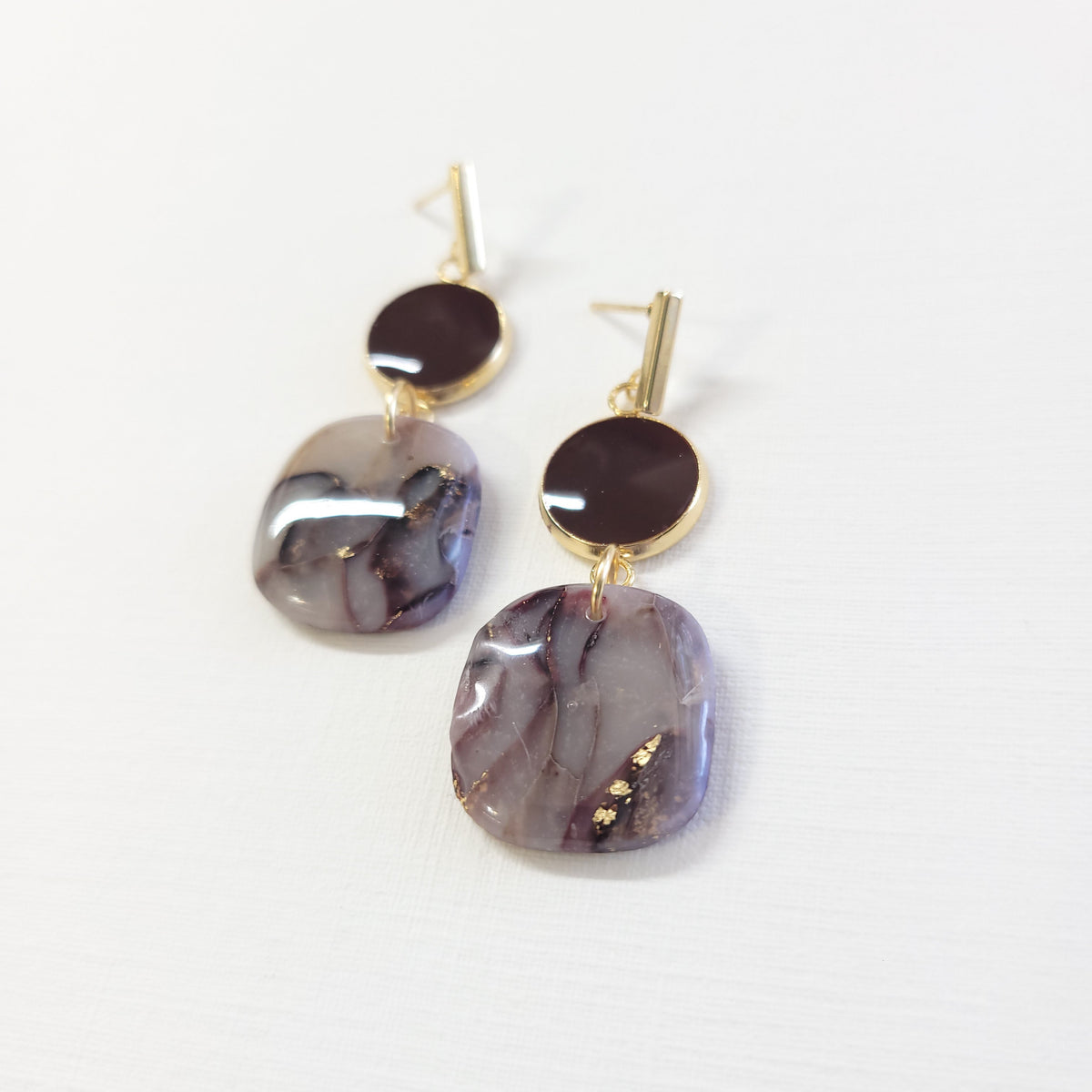 Maroon Agate Pebble Drop