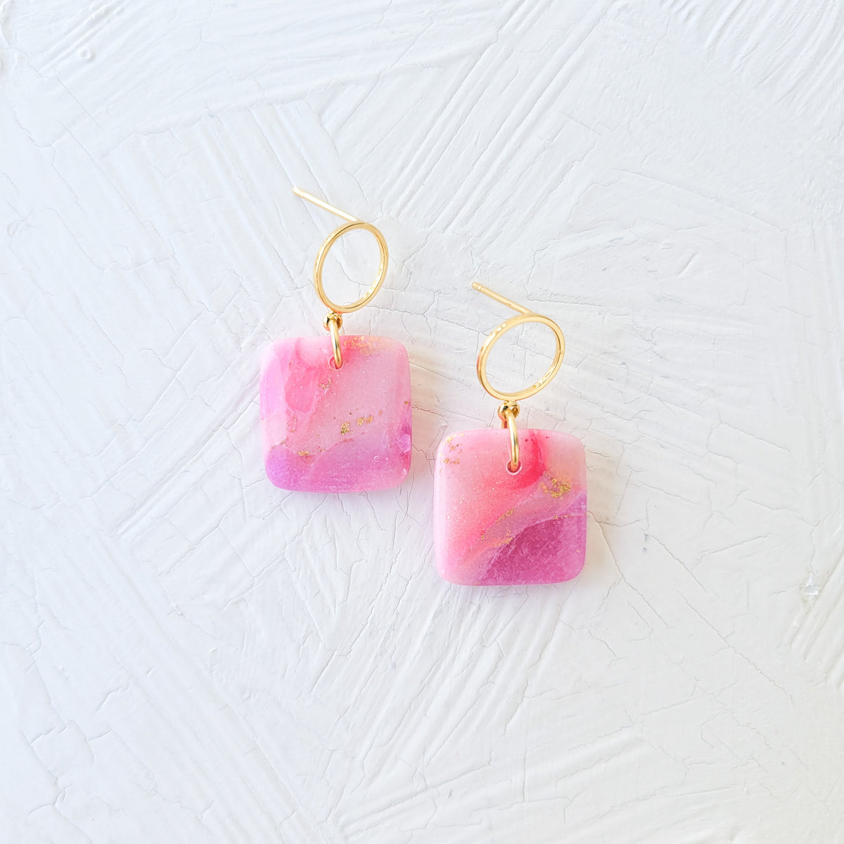 Magenta Agate Square