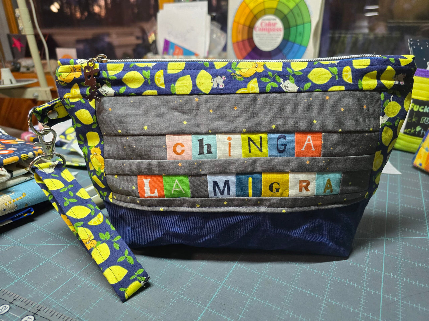 Protest Pouch Chinga La Migra Wristlet