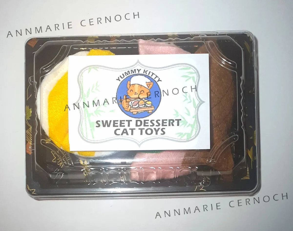 Sweet Desserts Cat Toys 3pk