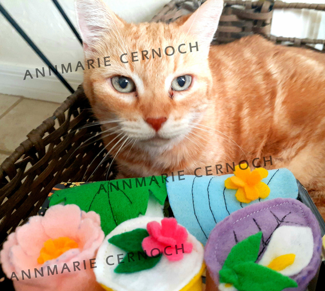 Wagashi Cat Toys 5pk (Spring/Summer)
