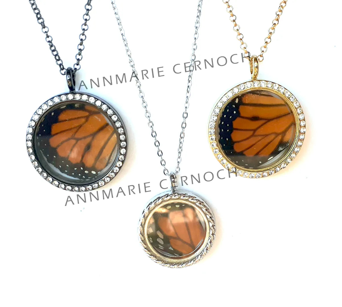Monarch Butterfly Necklace - Free Shipping