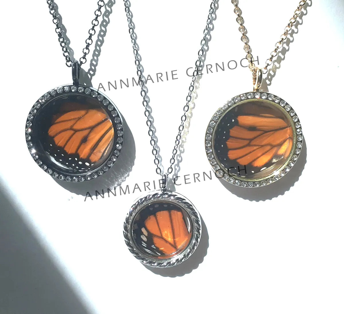 Monarch Butterfly Necklace - Free Shipping