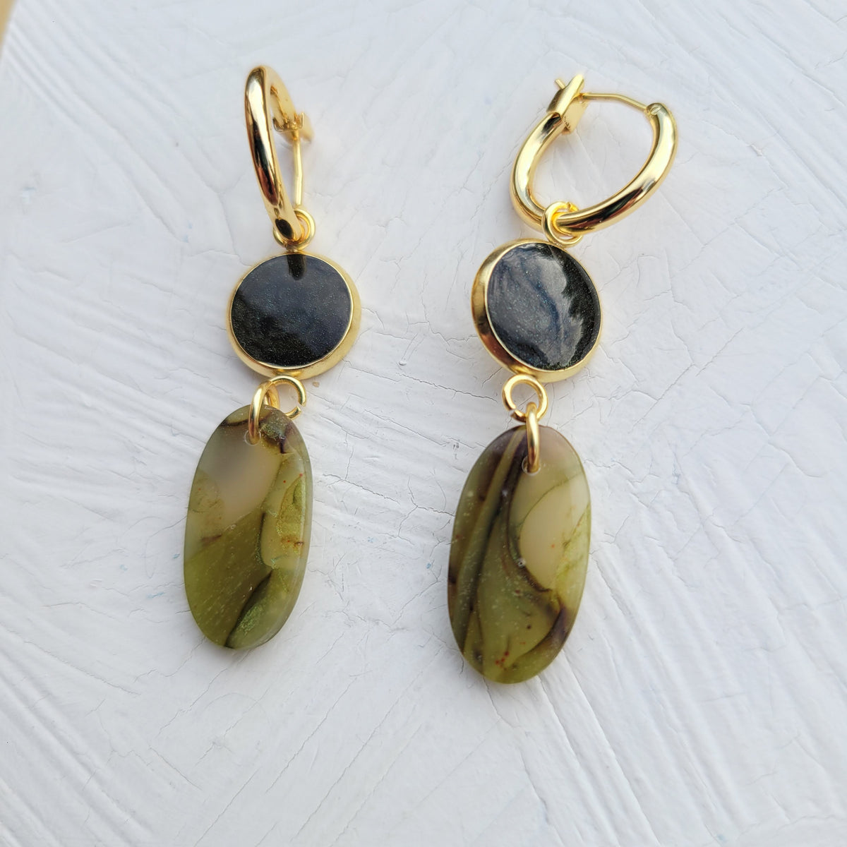 Olive Green Slim Drop