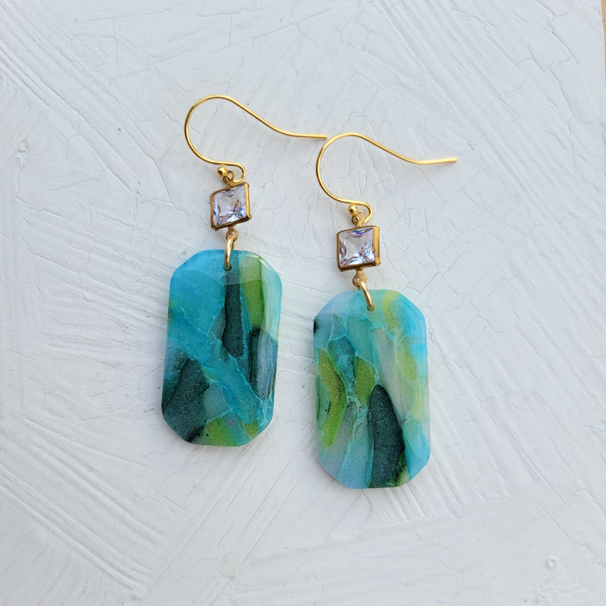 Spring Agate Rectangle