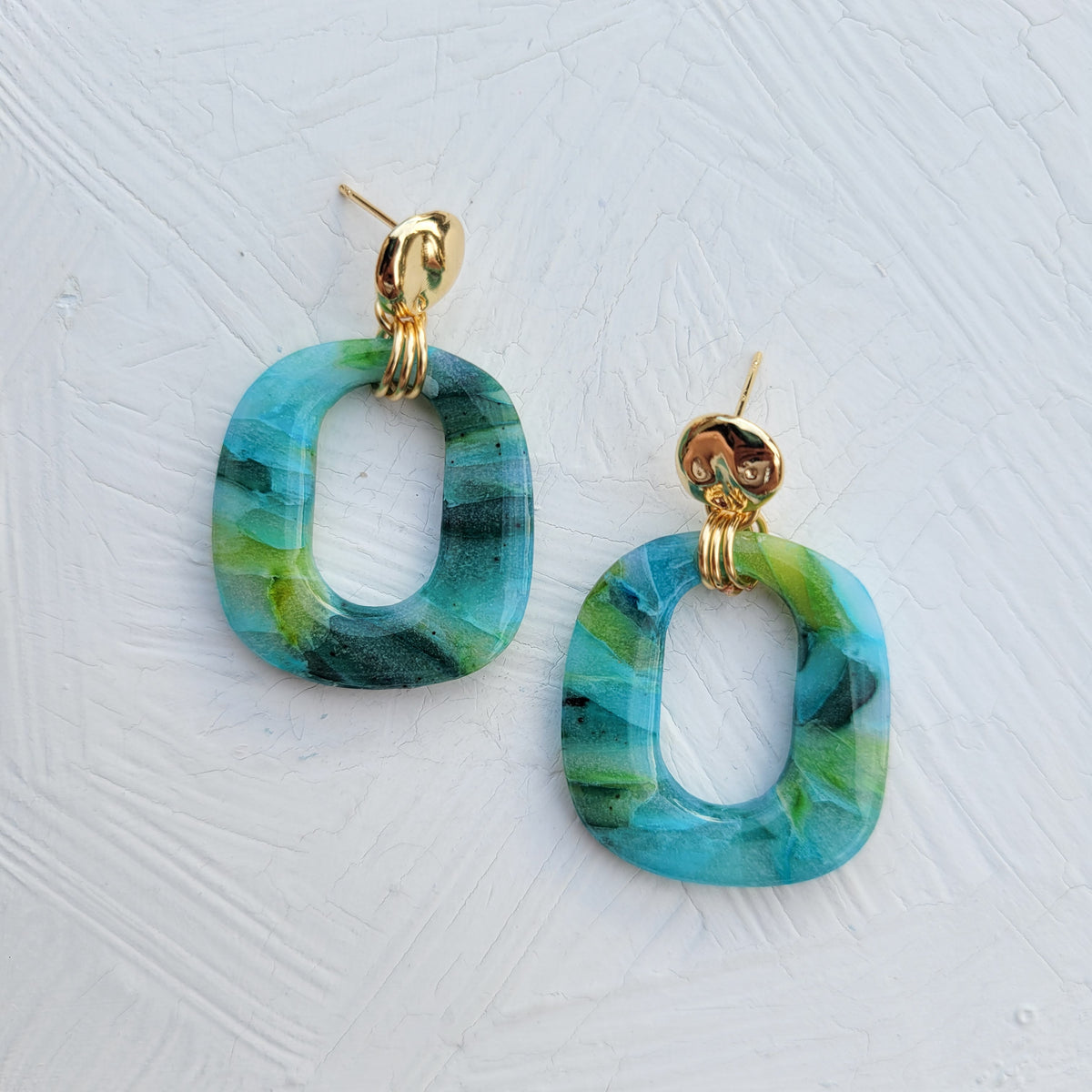 Spring Agate Hoop