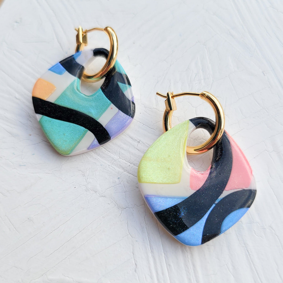 Pastel Neon Hoop
