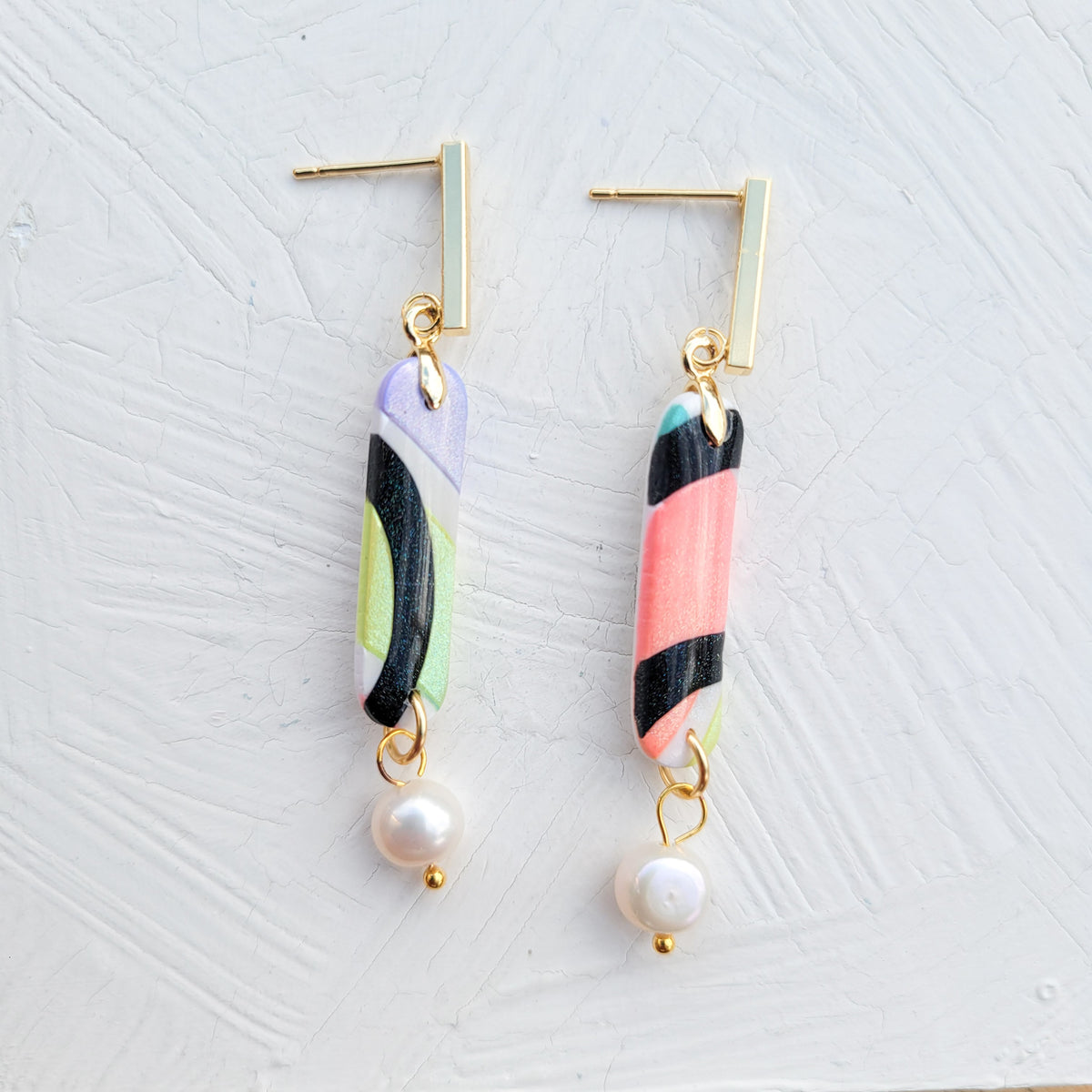Pastel Neon Pearl Line