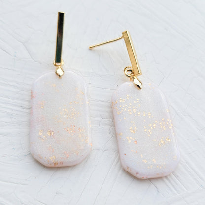 White Opal Rectangle
