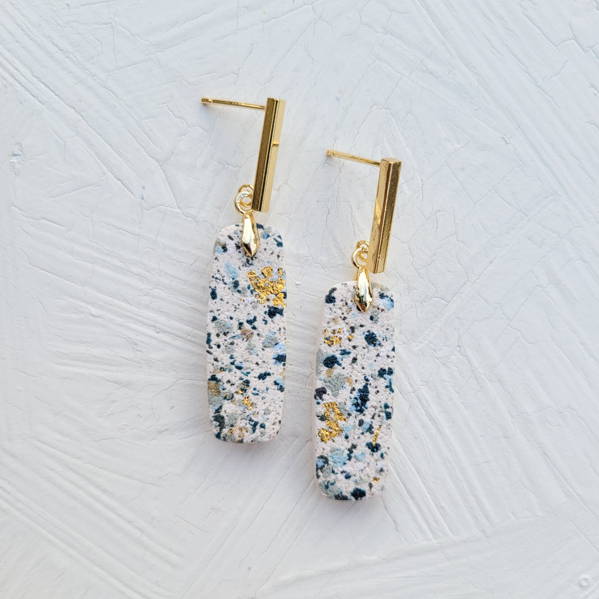 Blue Terrazzo Slim Rectangle
