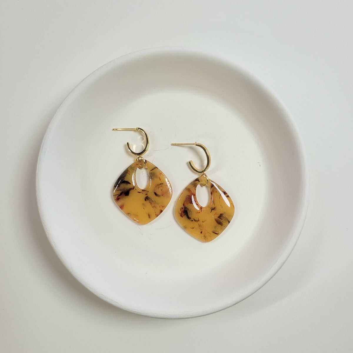 Tortoise Shell Hoop