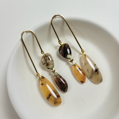 Tortoise Shell Assymetrical