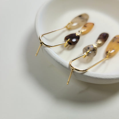 Tortoise Shell Assymetrical