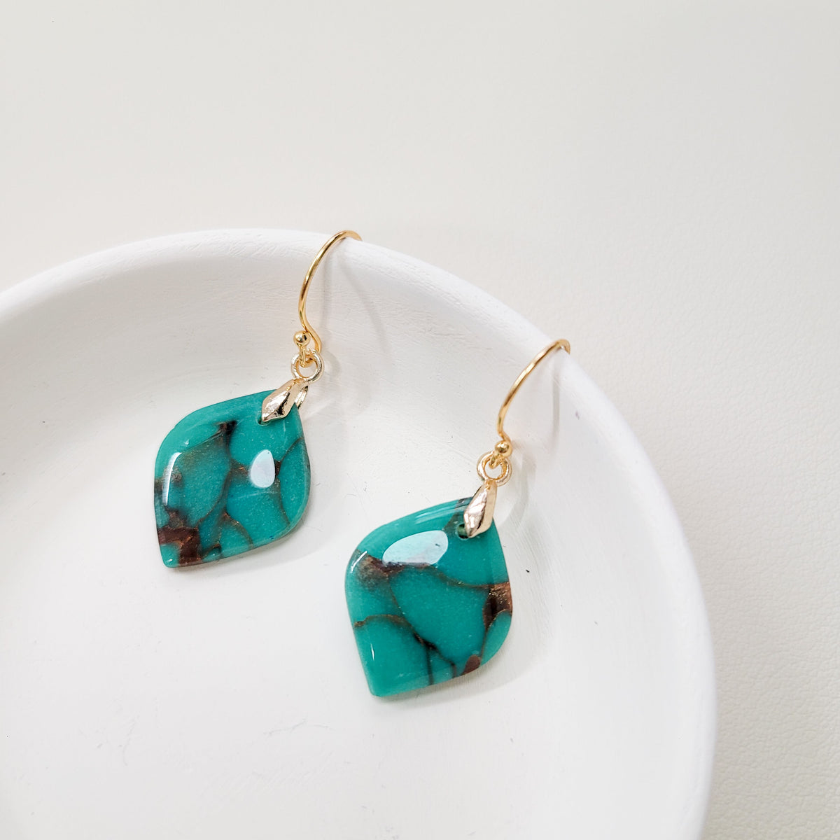 Turquoise Mini Pointed Drop