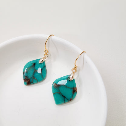 Turquoise Mini Pointed Drop