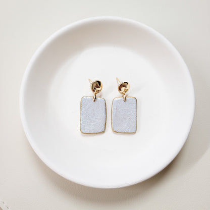 Textured Pearl Rectangle