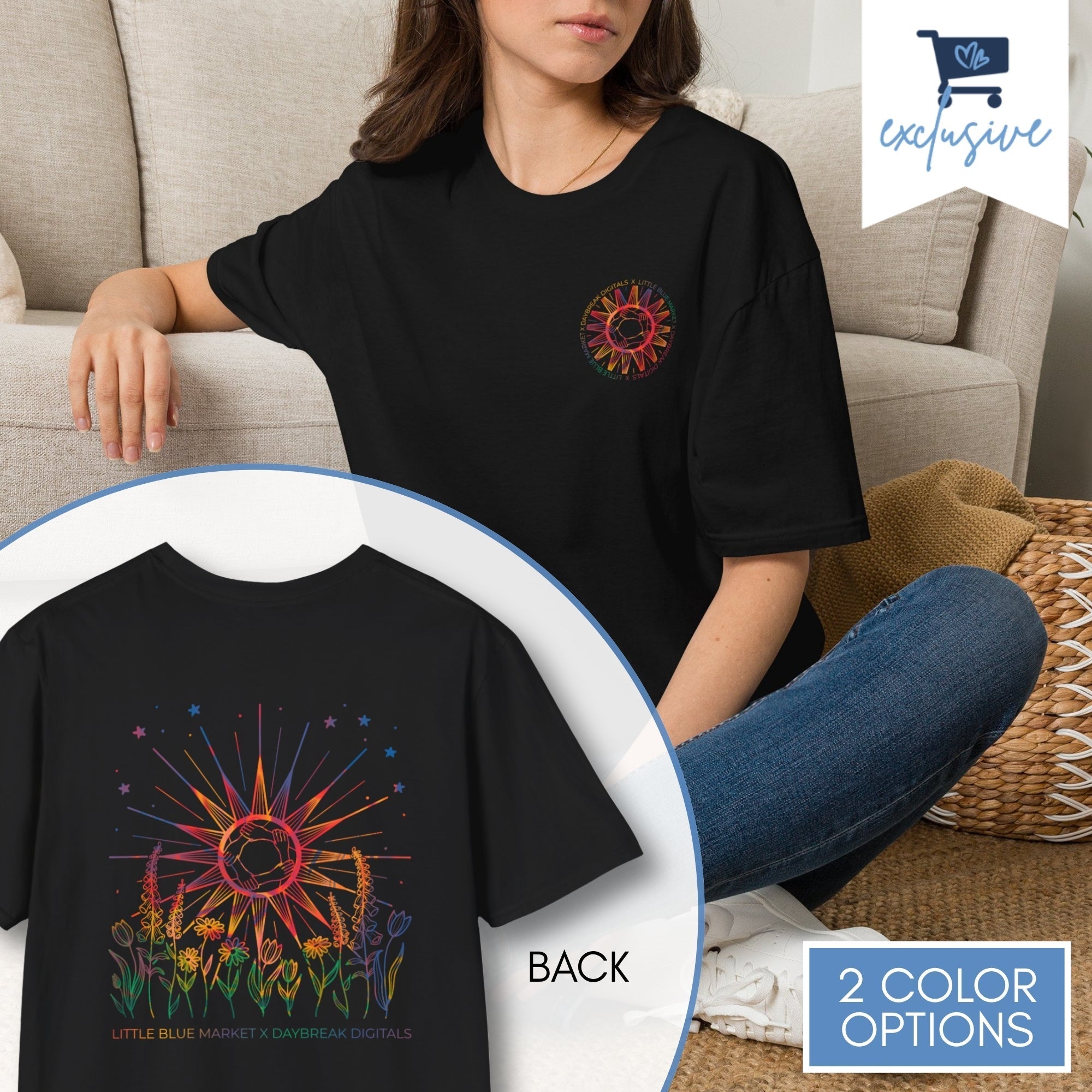 Little Blue Market X Daybreak Digitals Exclusive Launch Tee