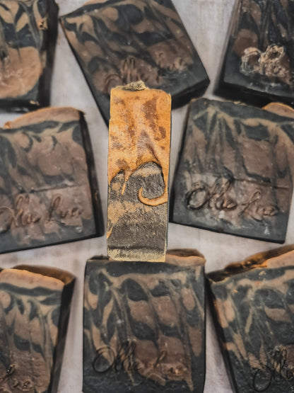 top of a soap with other stamped ollie lue