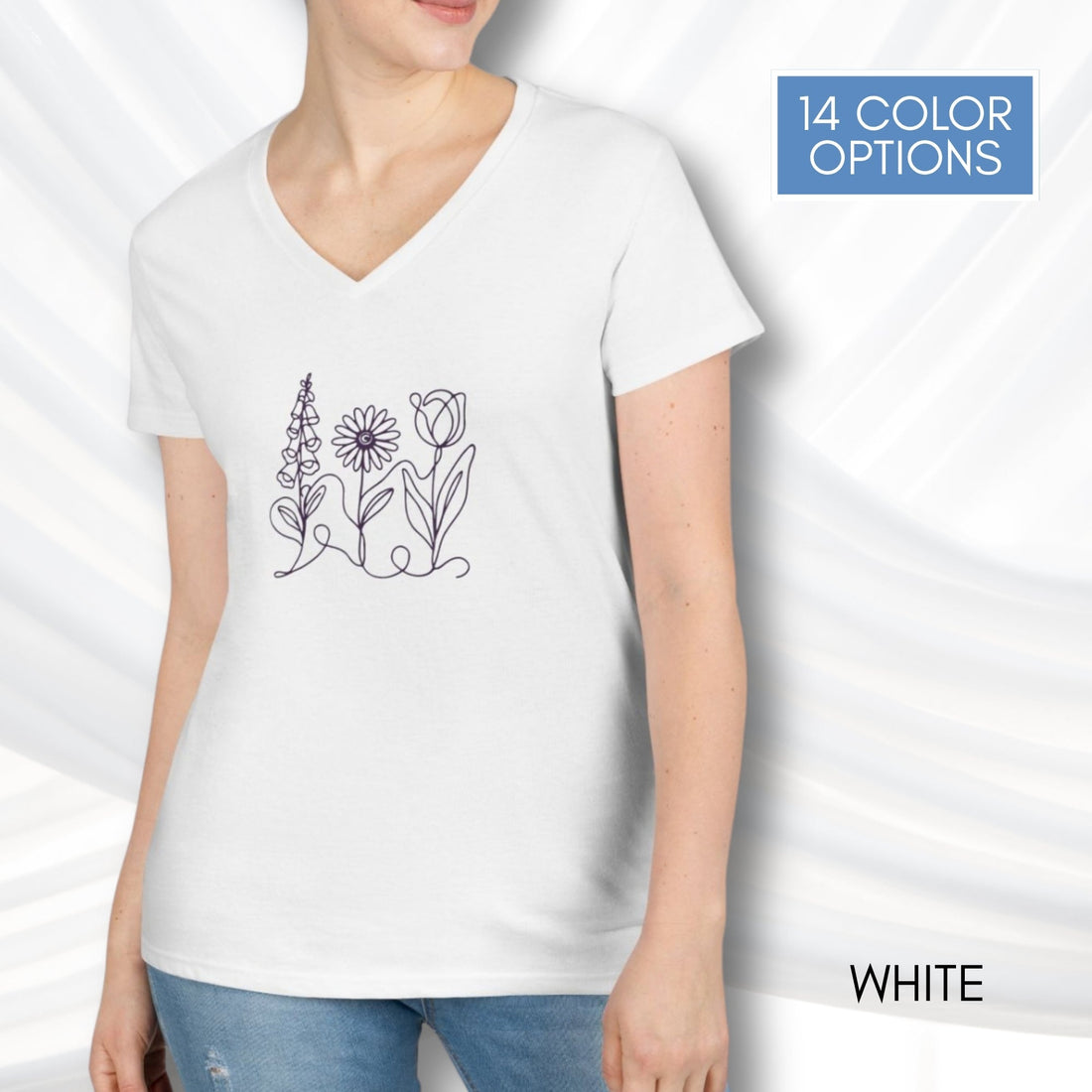 Foxglove Daisy Tulip Ladies&