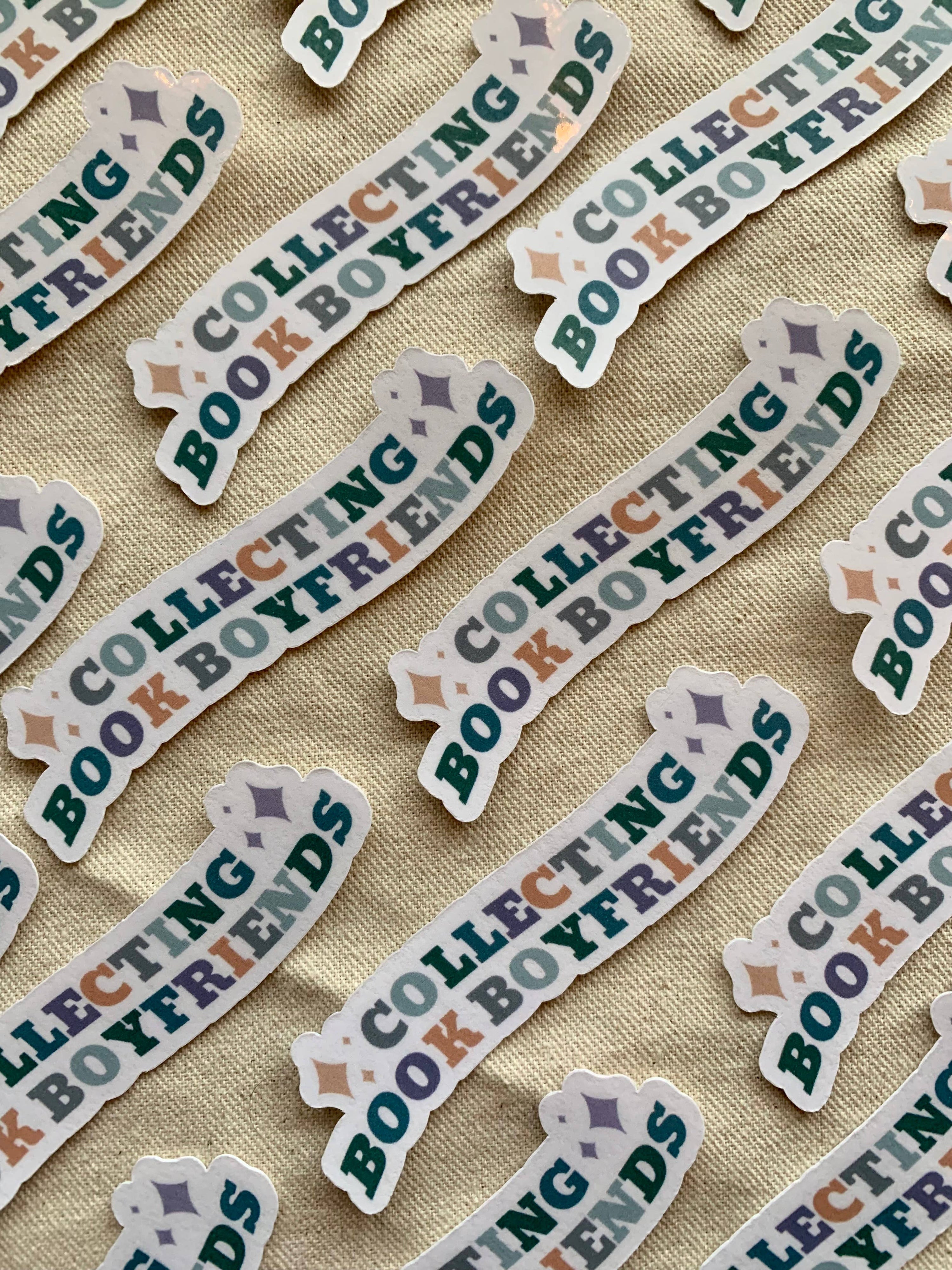 Collecting Book Boyfriends Sticker | Romance Reader Sticker